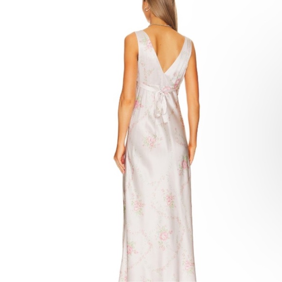 New Without Tags Never worn Loveshackfancy silk gown in size 4. - Picture 3 of 9